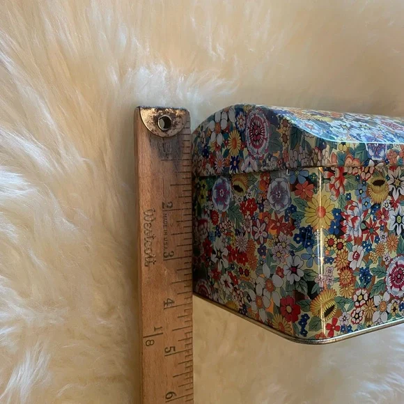 Vintage Daher floral tin ~ England - Picture 8 of 9